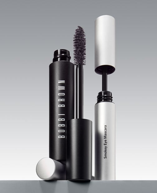 Visual of mascara products open and closed